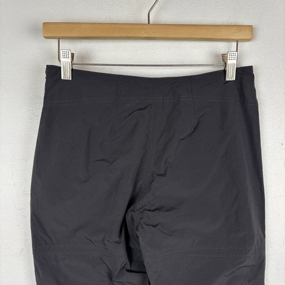 NWT Silence + Noise Hayley Black Nylon Cropped Kick-Flare Pant Sz 0 - Picture 6 of 11